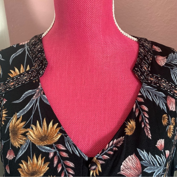 Bohemian Floral Sleeveless Shift Dress Style & Co size XL - Picture 12 of 12